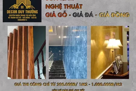 Dịch vụ thi công sơn hiệu ứng nghệ thuật chuyên nghiệp đẳng cấp